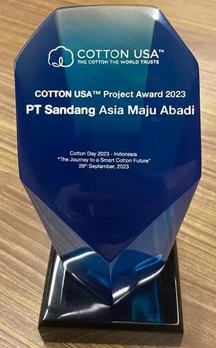 Cotton USA Project Award at Sandang Asia